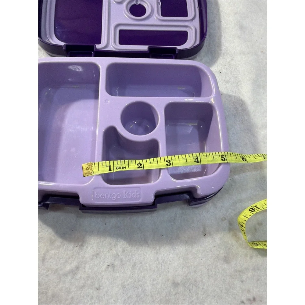 Bentgo Kids Lunch Box Purple Unicorn 5 Compartment Leak Proof Durable